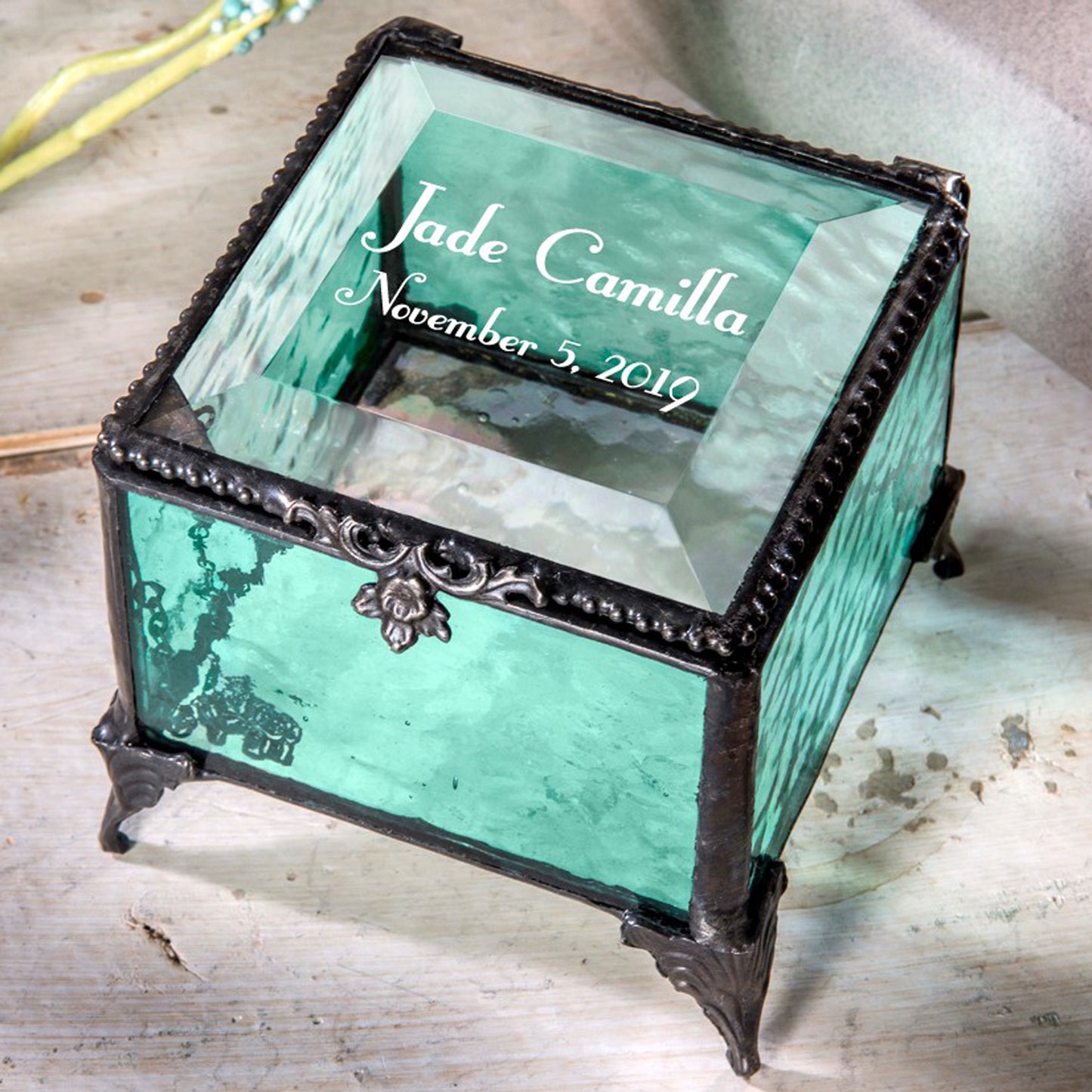 Personalized Baby Girl Christening Gift | Box 326 EB217-2