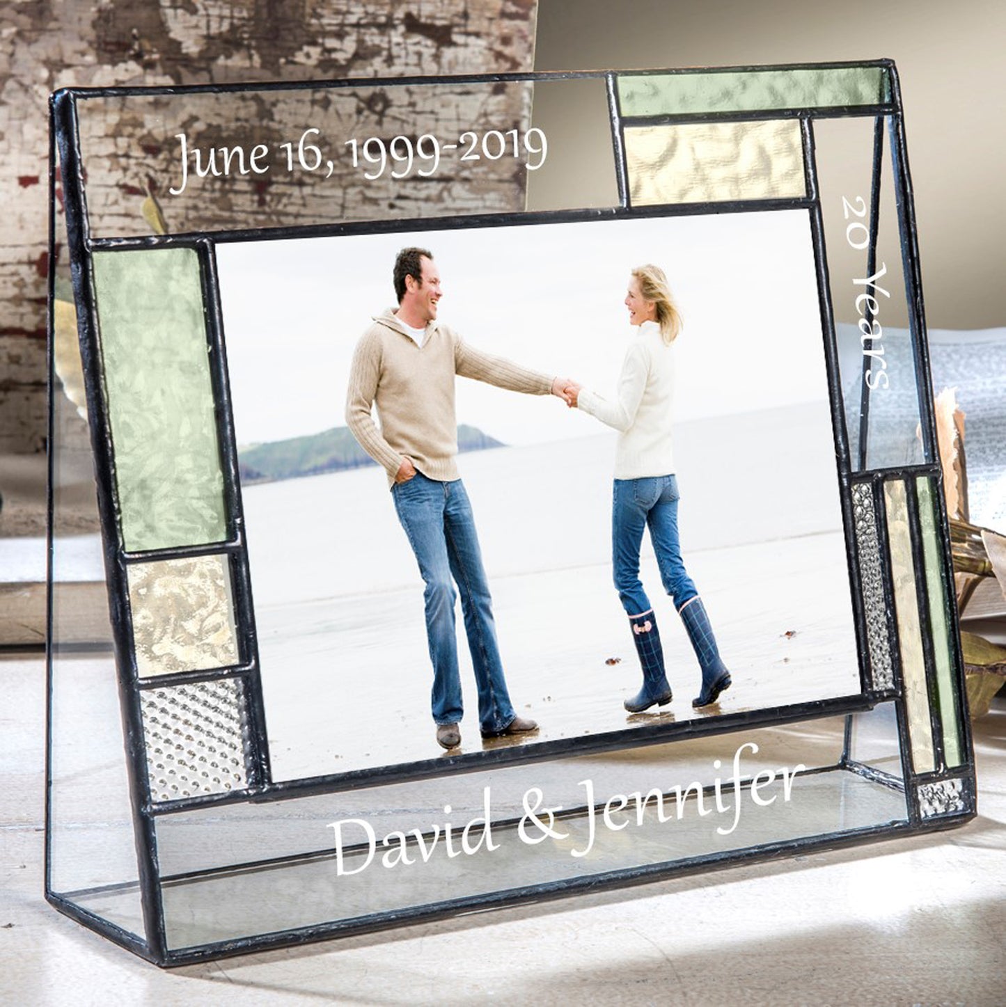 Anniversary Frame Personalized Couples Gifts J Devlin | Pic 430 EP625