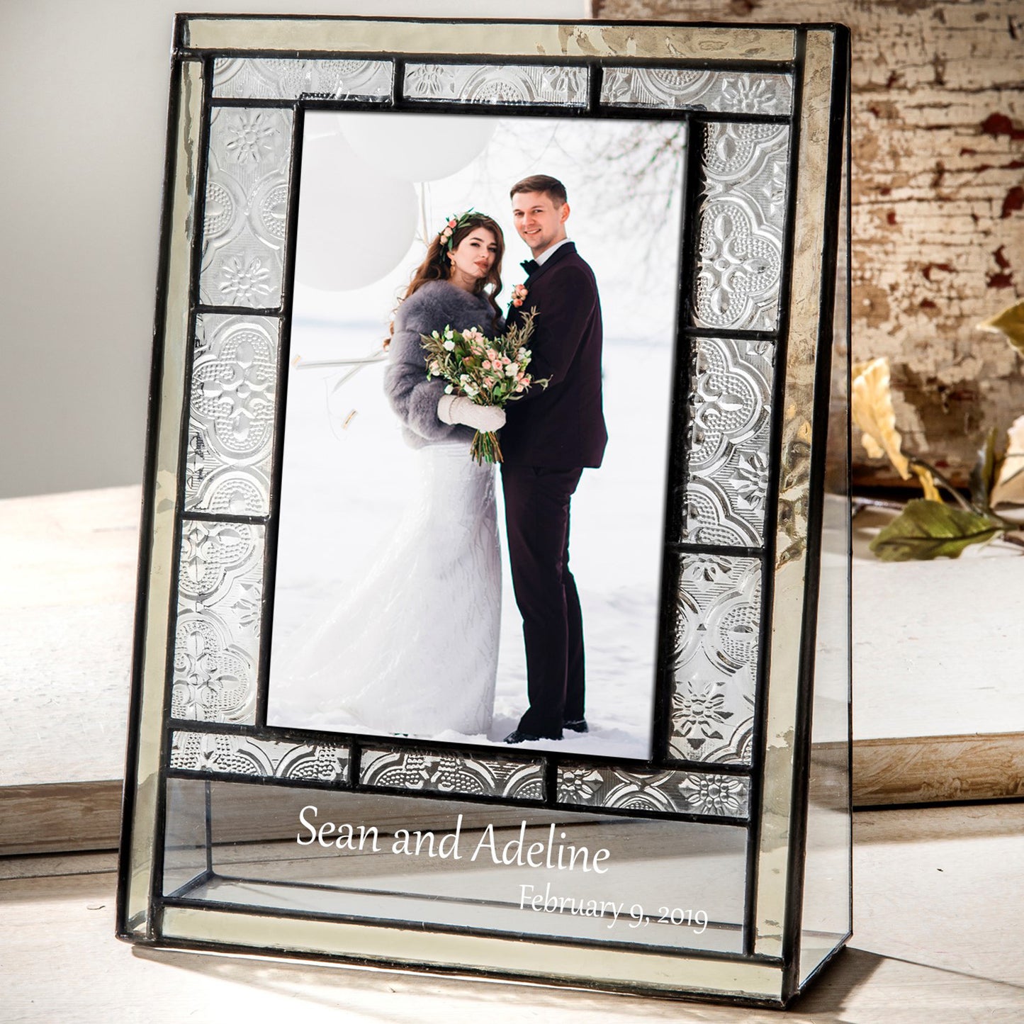 Vintage Wedding Frame 4x6 by J Devlin | Pic 387 EP544