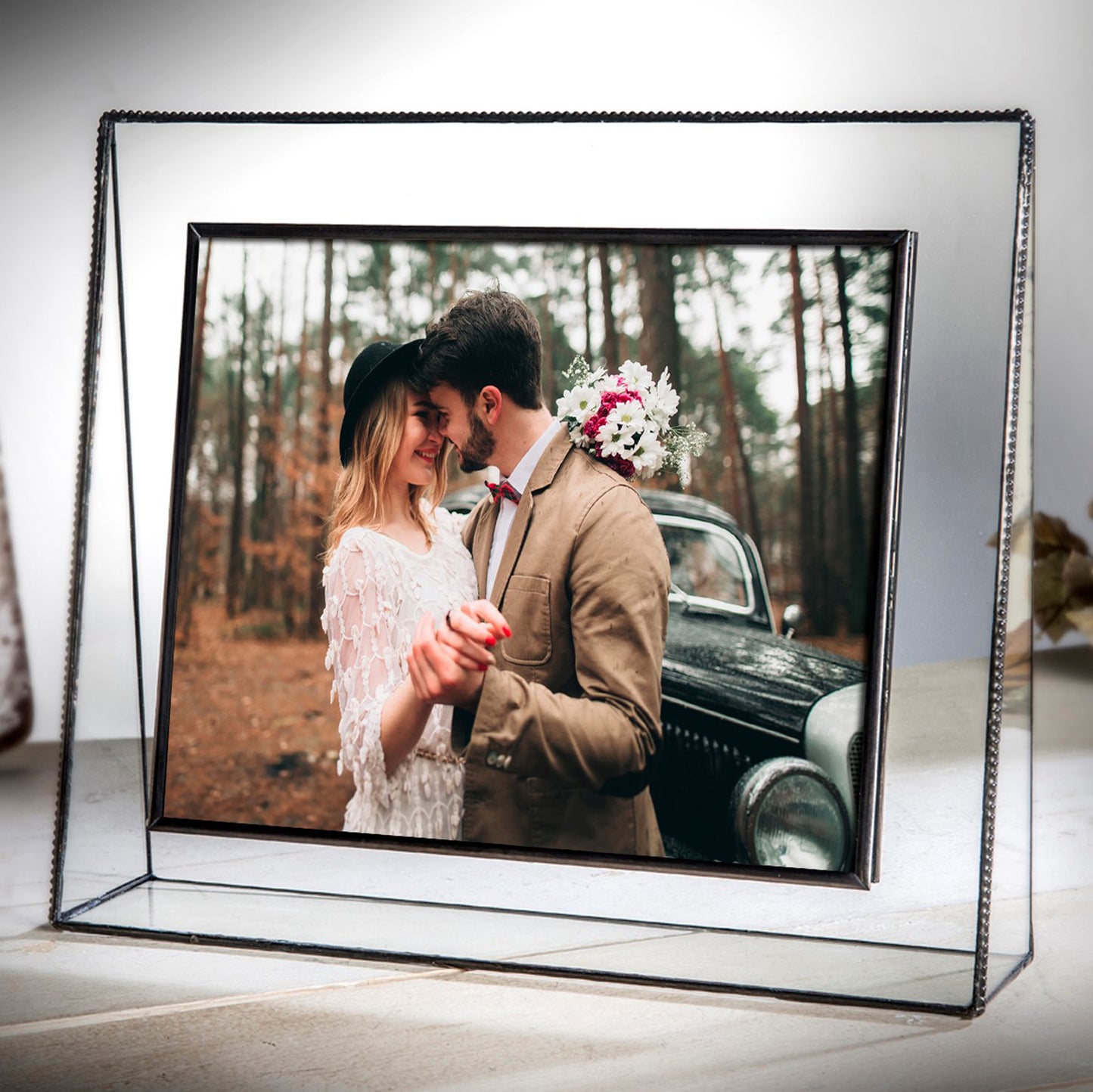 Clear Beaded Glass Picture Frames | PIC 319 Series