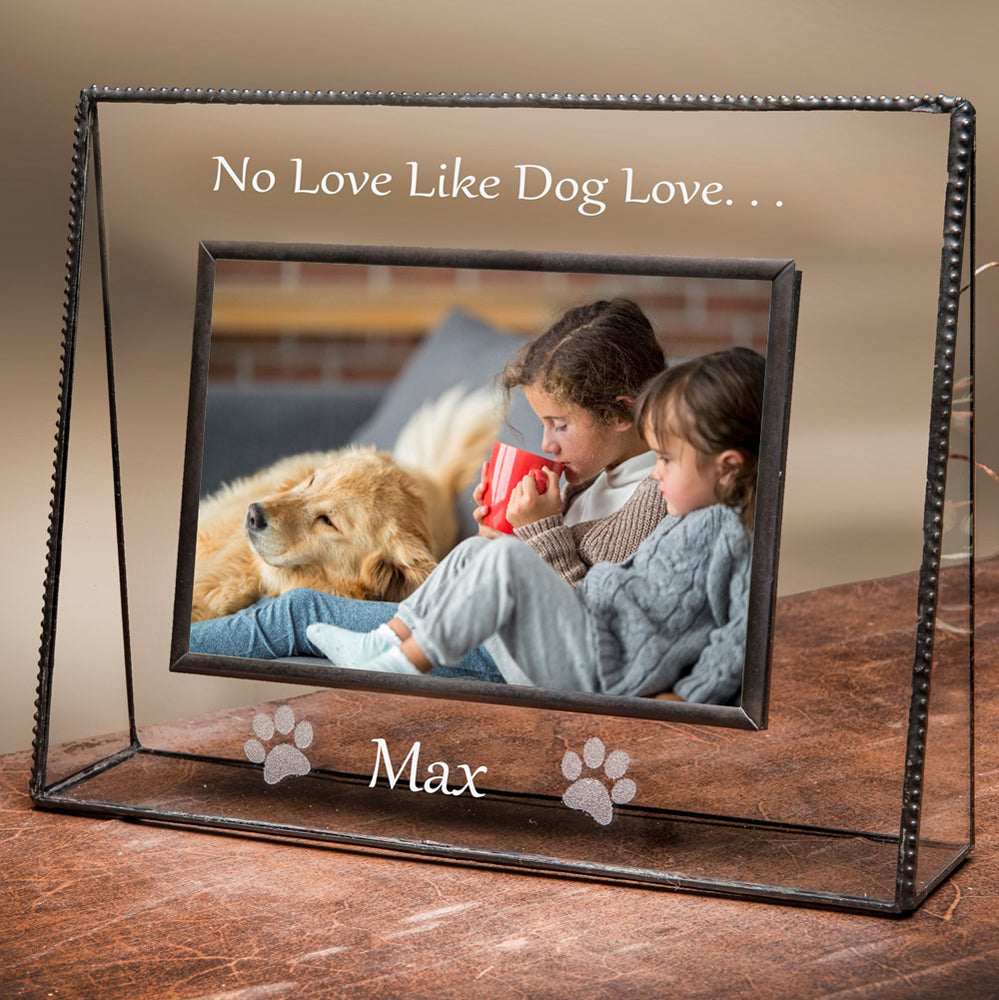 Dog Lover Picture Frame Personalized Gift by J Devlin Pic 319 EP592