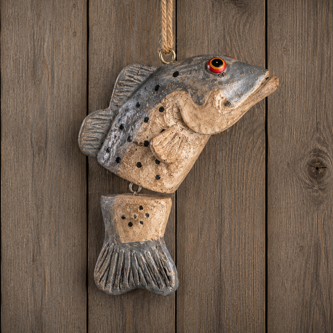 bert anderson fish bass ornament