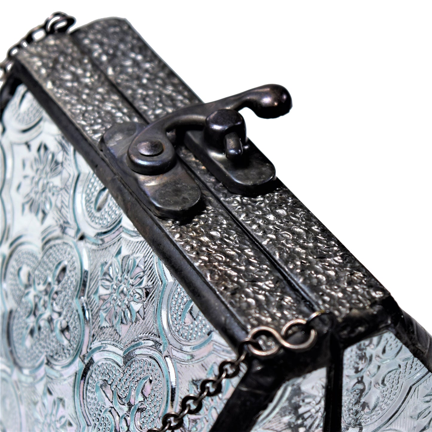 Glass Purse Vintage Decorative Box 515