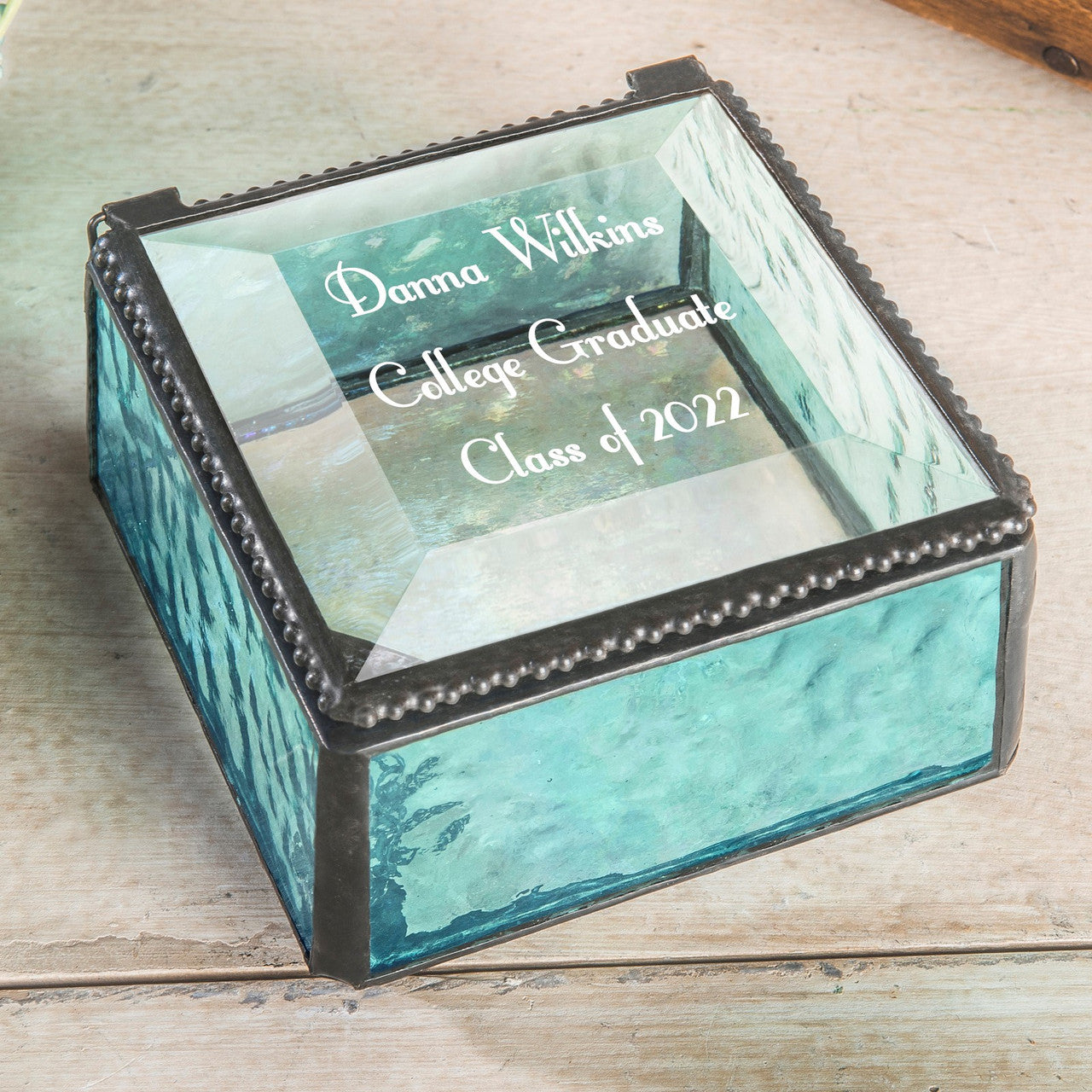 Personalized Graduation Gifts Jewelry Box by J Devlin | Box 333 EB217-3