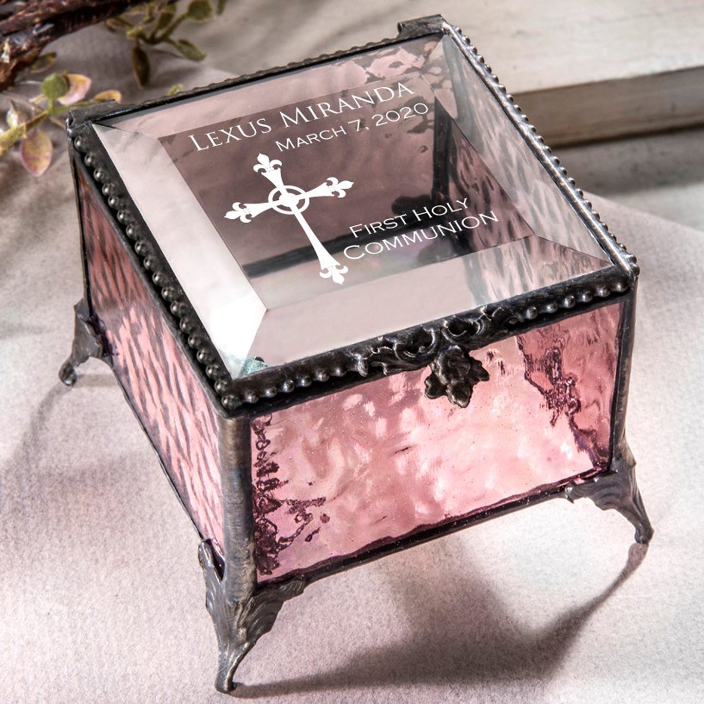 First Communion Personalized Gift for Girls | Box 326 EB220
