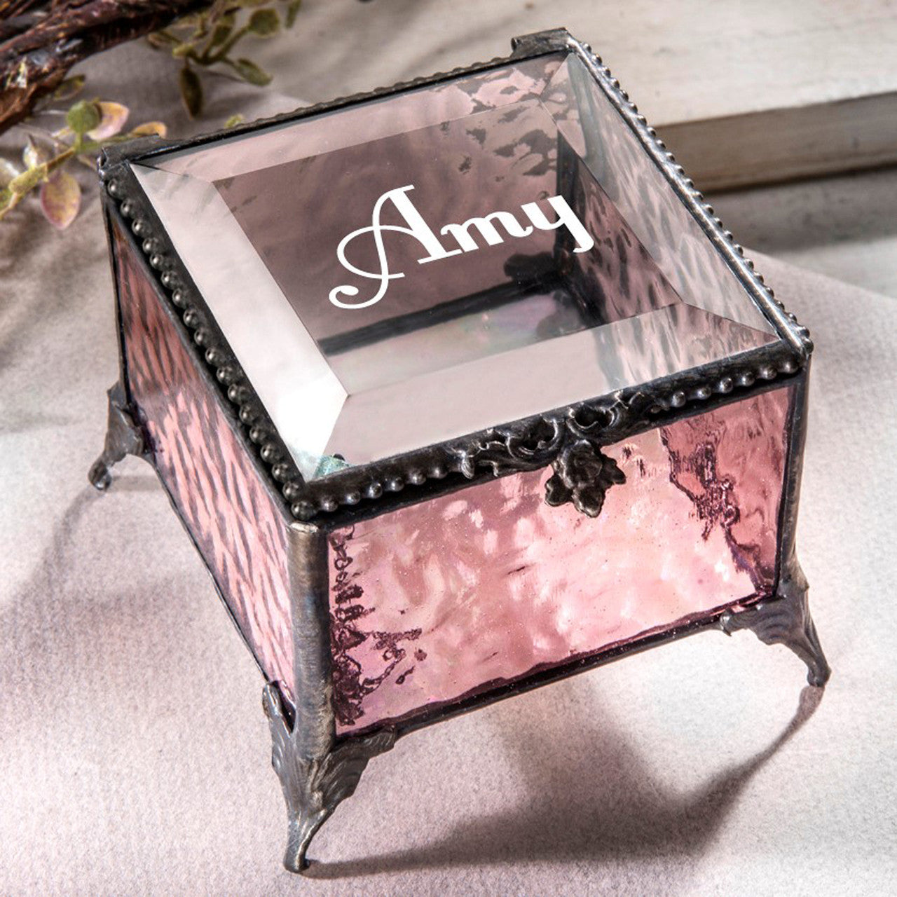 Jewelry Box Customized with Name | Box 326 EB217-1