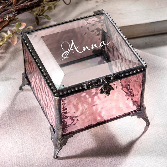 Personalized Jewelry Box Gift for Her by J Devlin | Box 326 EB245