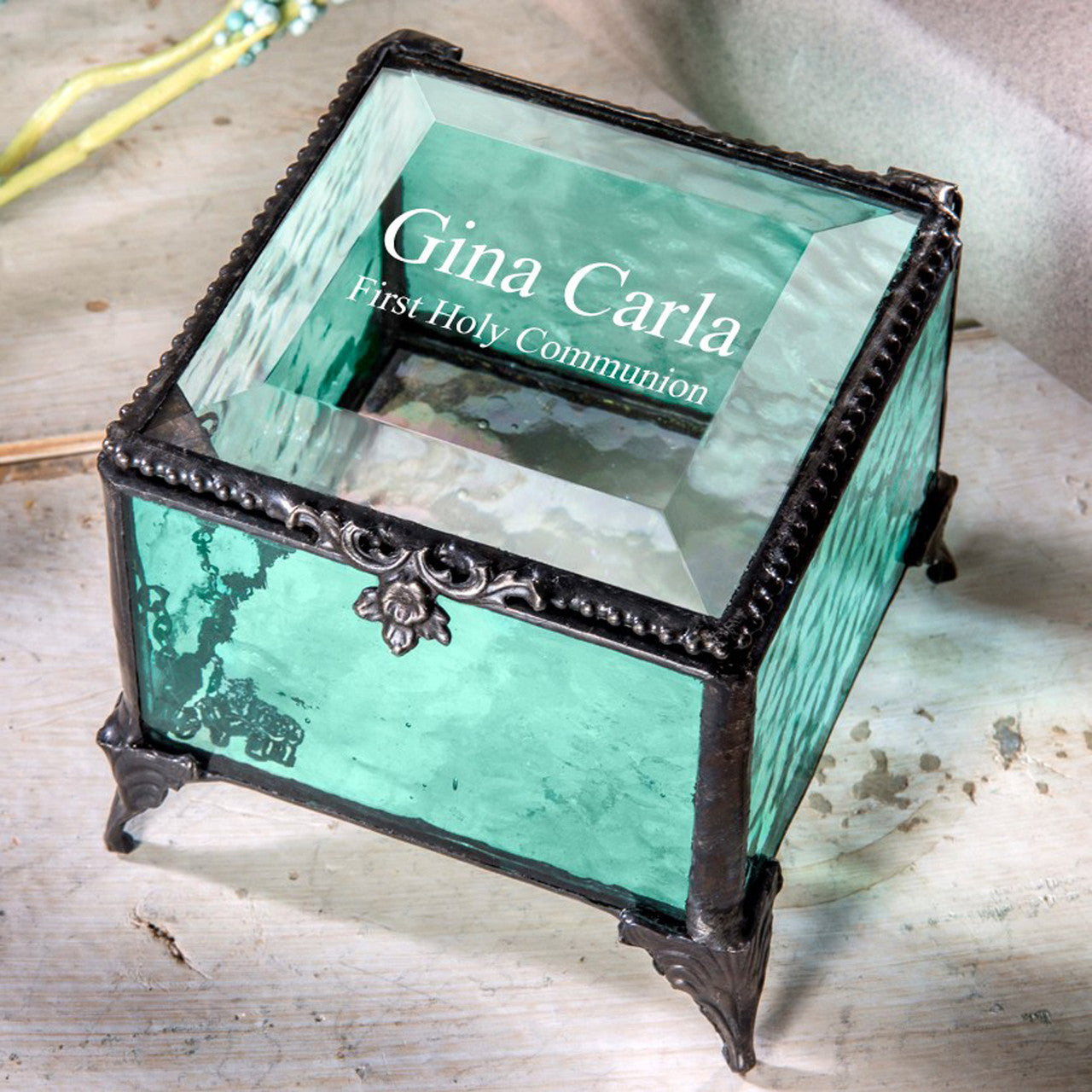 Personalized First Communion Gift for Girl | Box 326 EB218-2