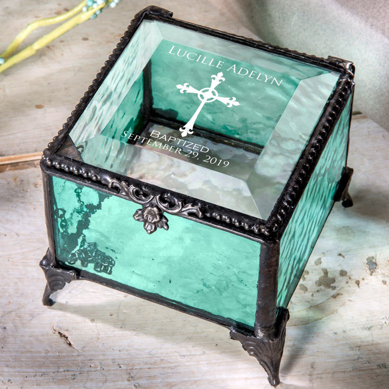 Personalized Baptism Gift for Girl | Box 326 EB222