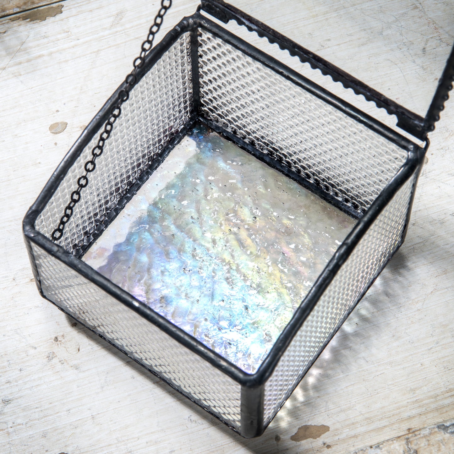 Clear Glass Box with Curved Top - Box 924