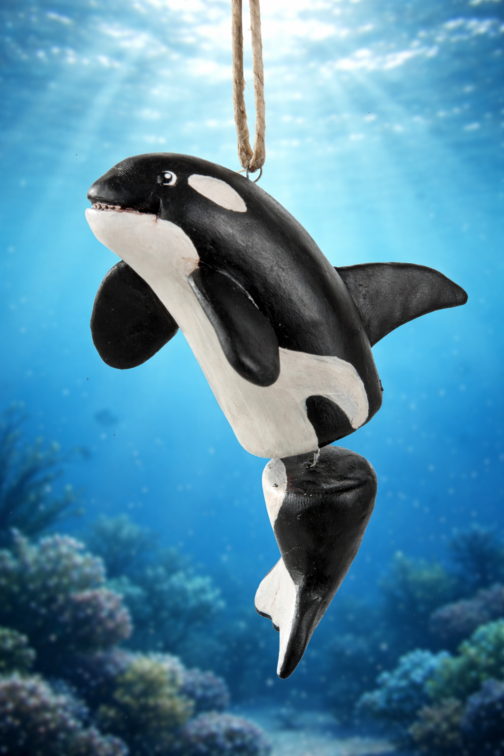 Orca Ornament - Coastal Decor - Sea Life -BAC 081