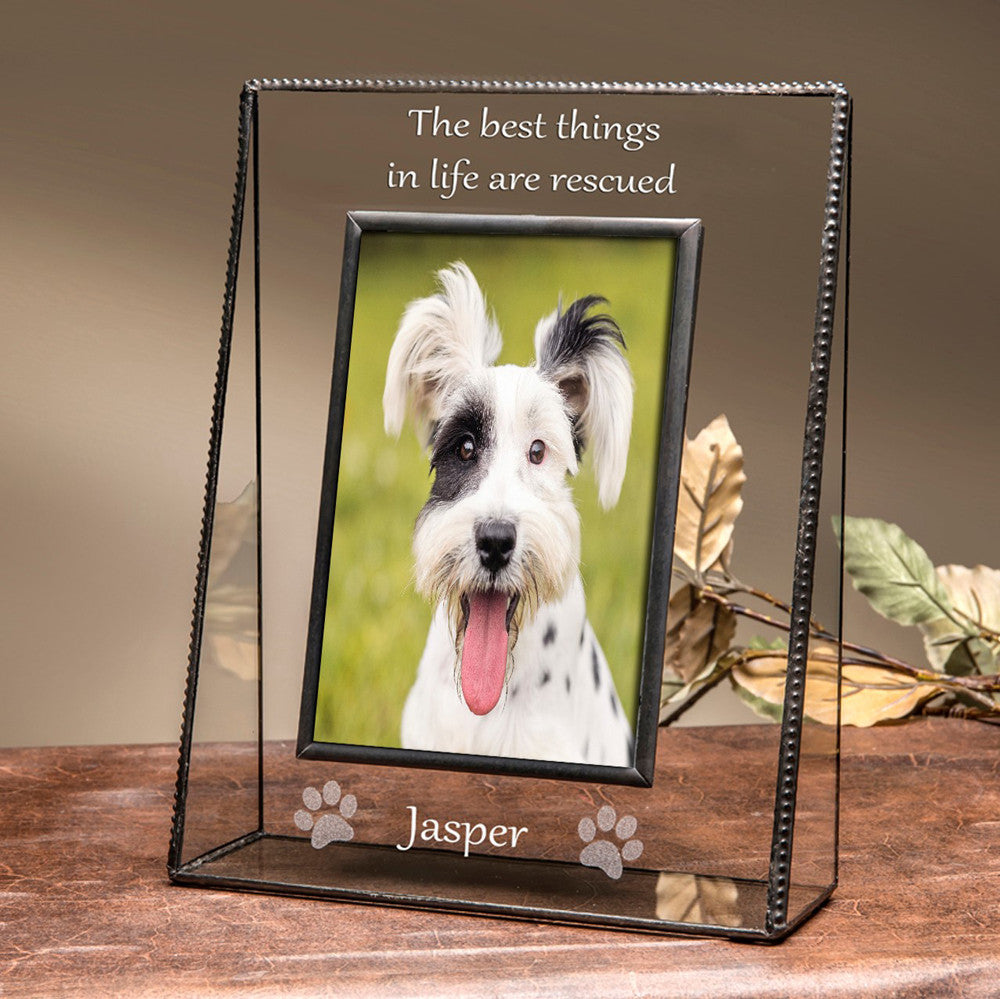 Rescue Dog Frame Personalized Picture Frame by J Devlin Pic 319 EP594
