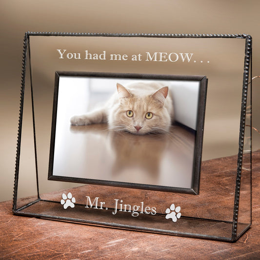 Cat Picture Frame Custom Pet Memorial Gift - J Devlin - Pic 319 EP593