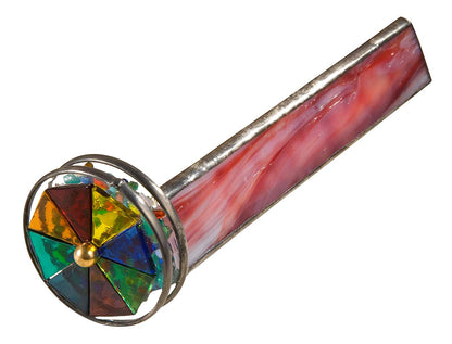 Kaleidoscope Red Opalescent Stained Glass | KAL 107