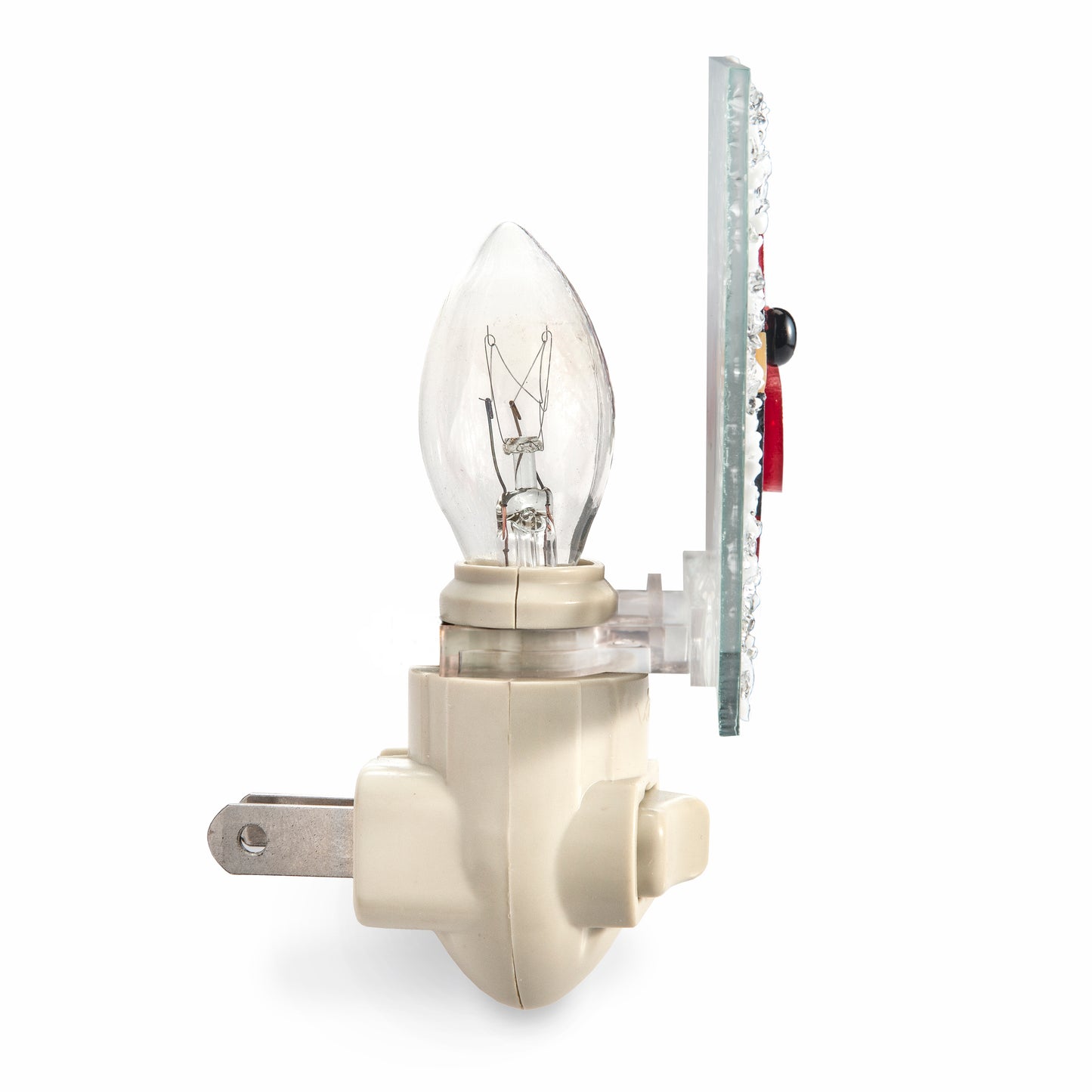 Cardinal Night Light- Red Fused Glass | NTL 227