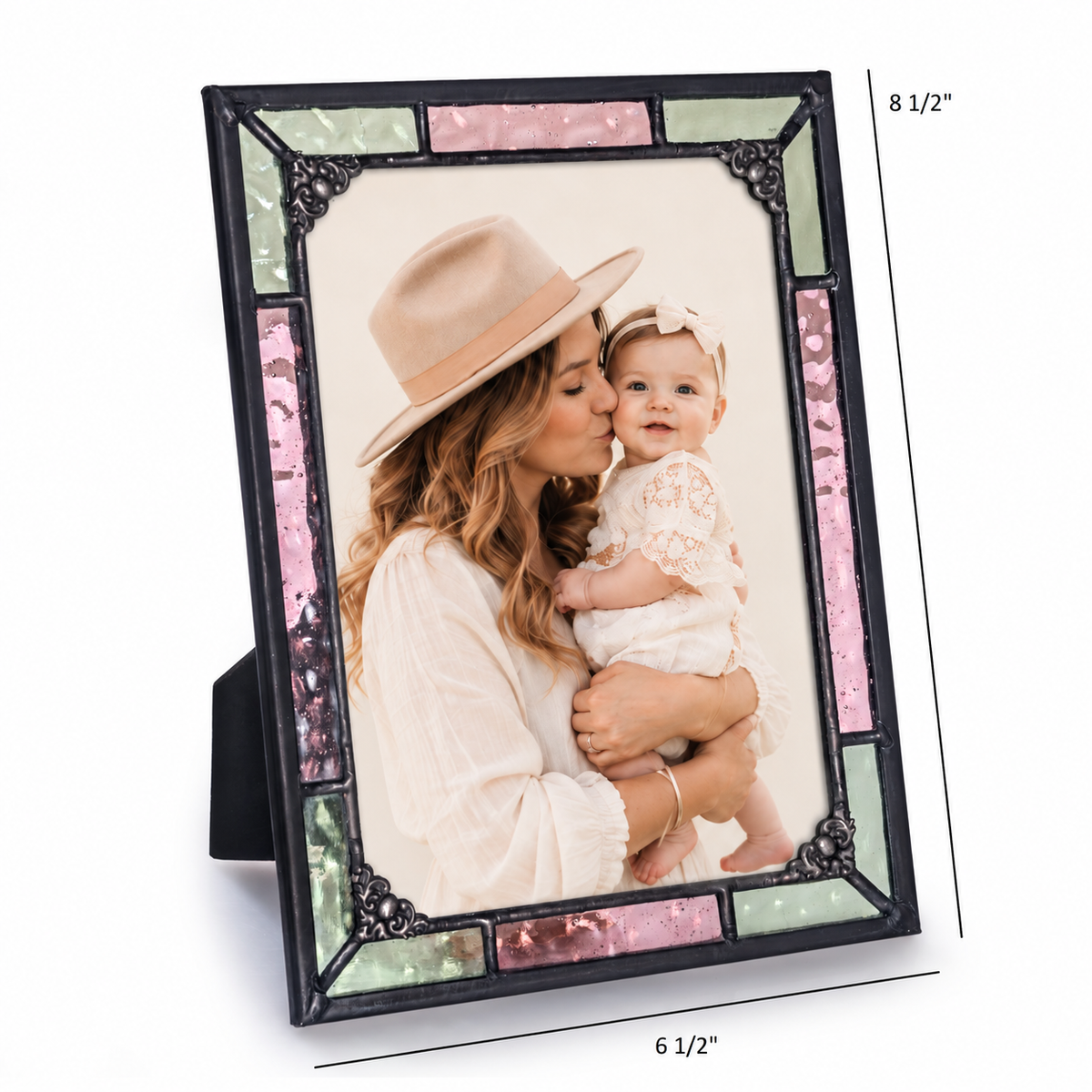 Pink Rose and Sage Green Easel Frame | PIC 464
