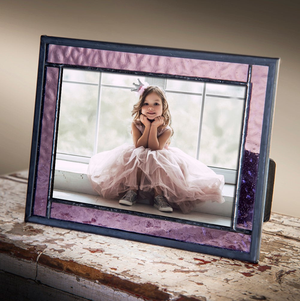 Purple Stained Glass Picture Frame | PIC 364 Series