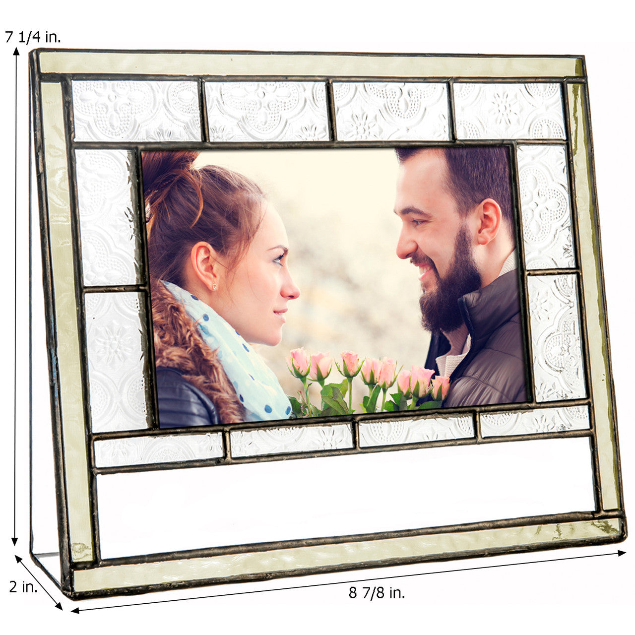 Engagement Gift Personalized Picture Frame by J Devlin | Pic 387 EP564