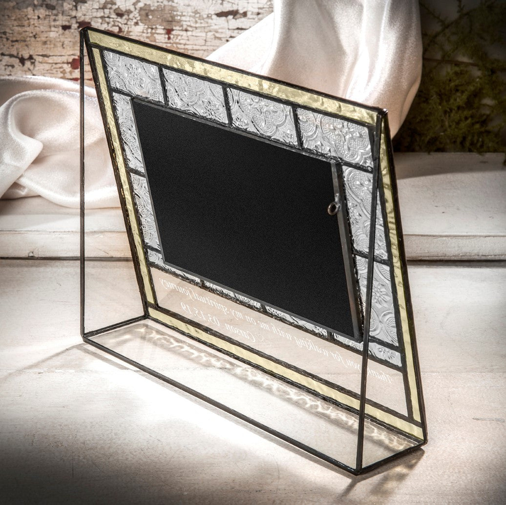 Engagement Gift Personalized Picture Frame by J Devlin | Pic 387 EP564