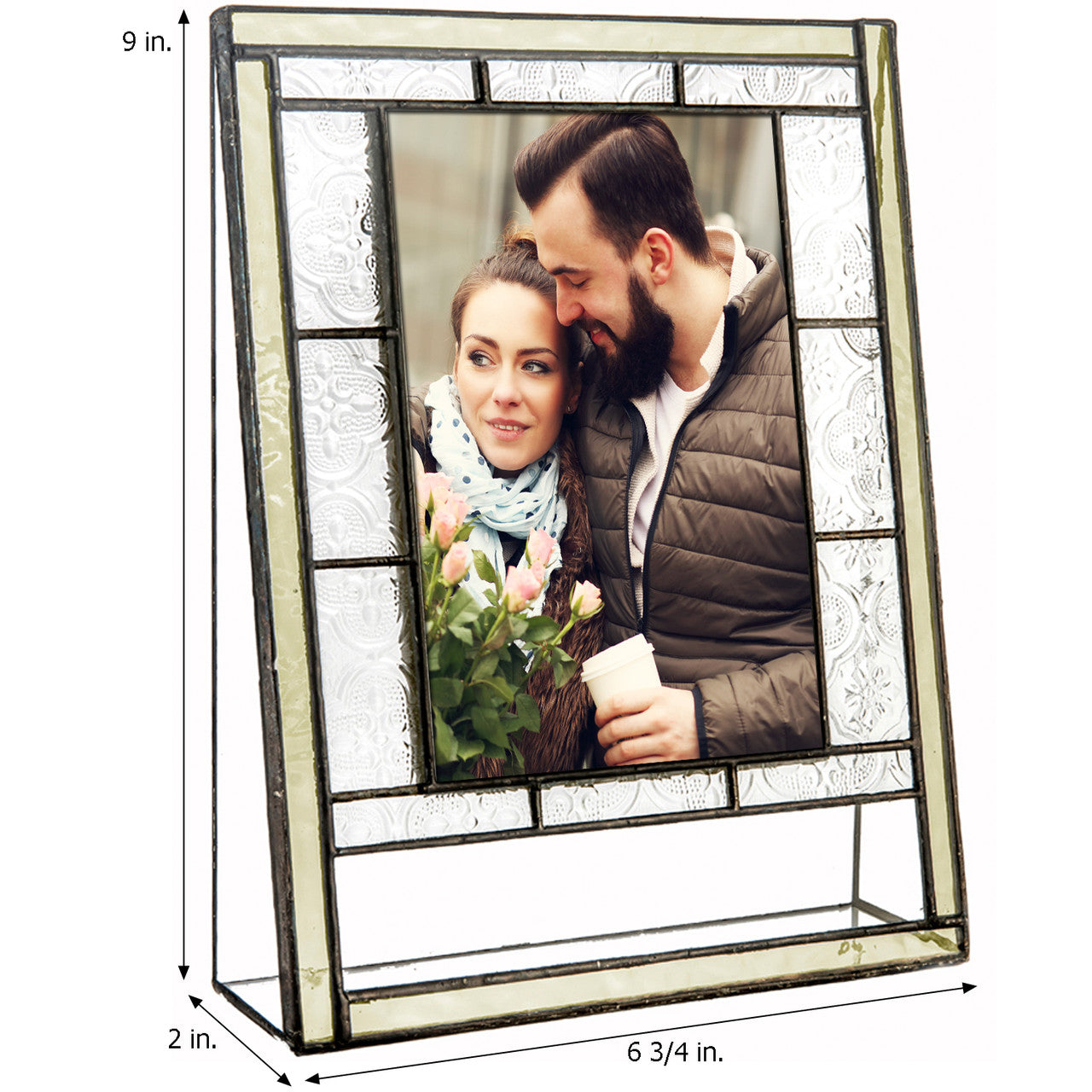Engagement Gift Personalized Picture Frame by J Devlin | Pic 387 EP564