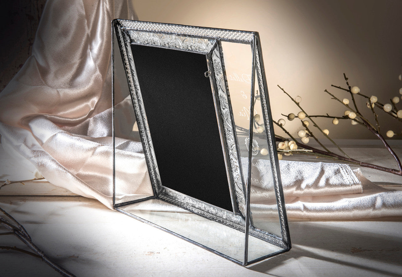 Personalized Anniversary Picture Frames by J Devlin Glass Art | Pic 393 EP637