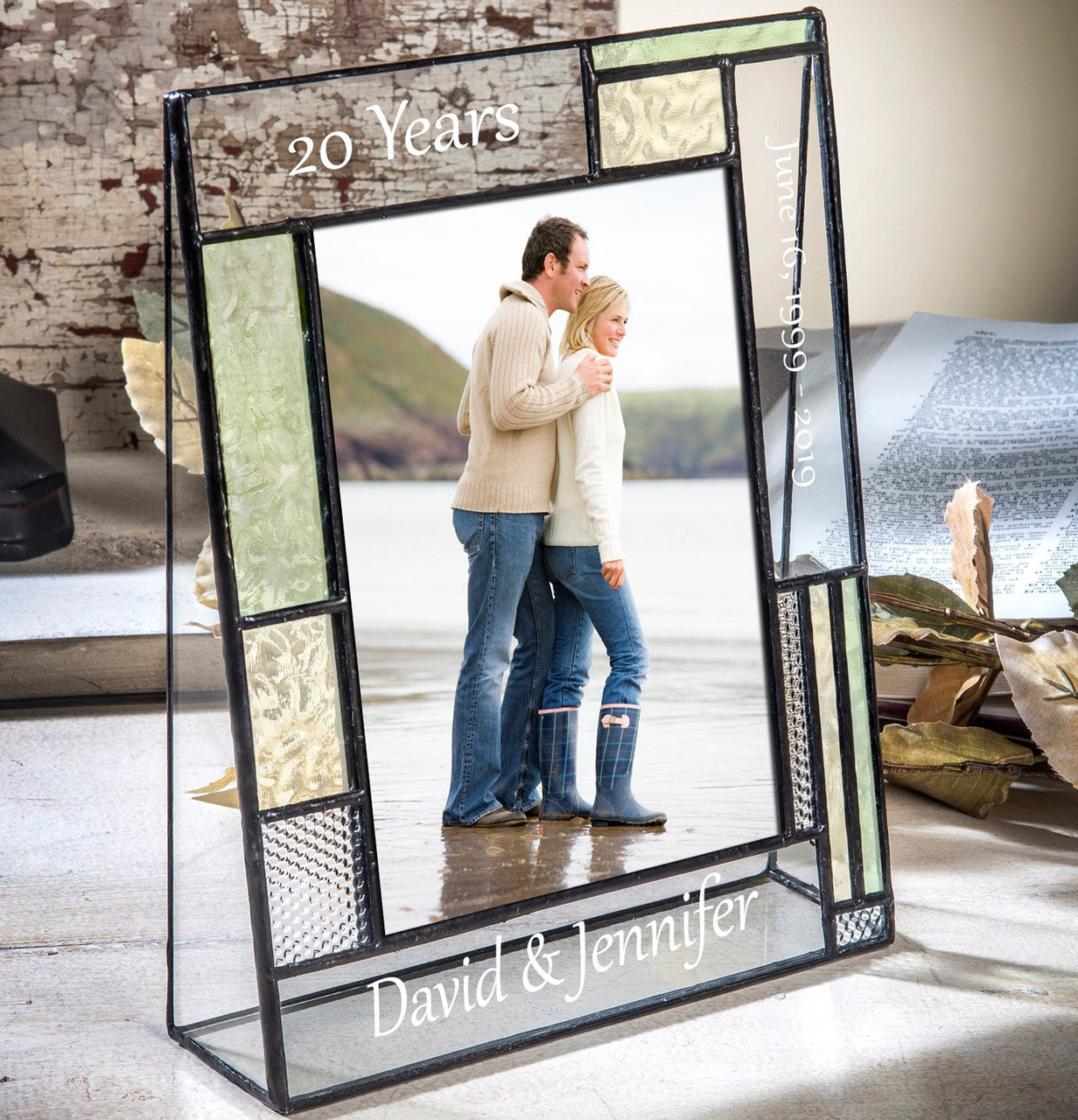 Anniversary Frame Personalized Couples Gifts J Devlin | Pic 430 EP625