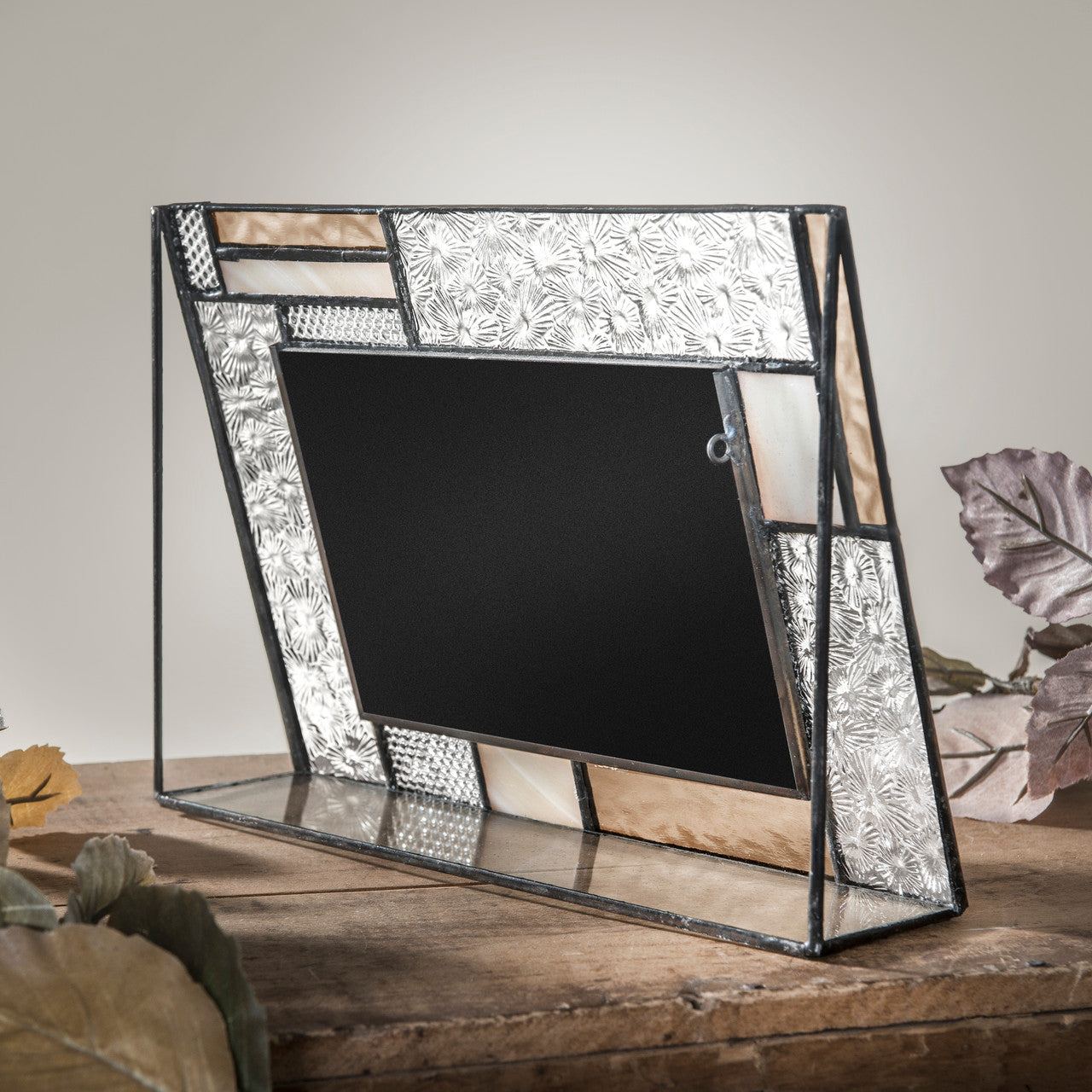 Peach & Ivory Stained Glass Picture Frame | PIC 453 Series