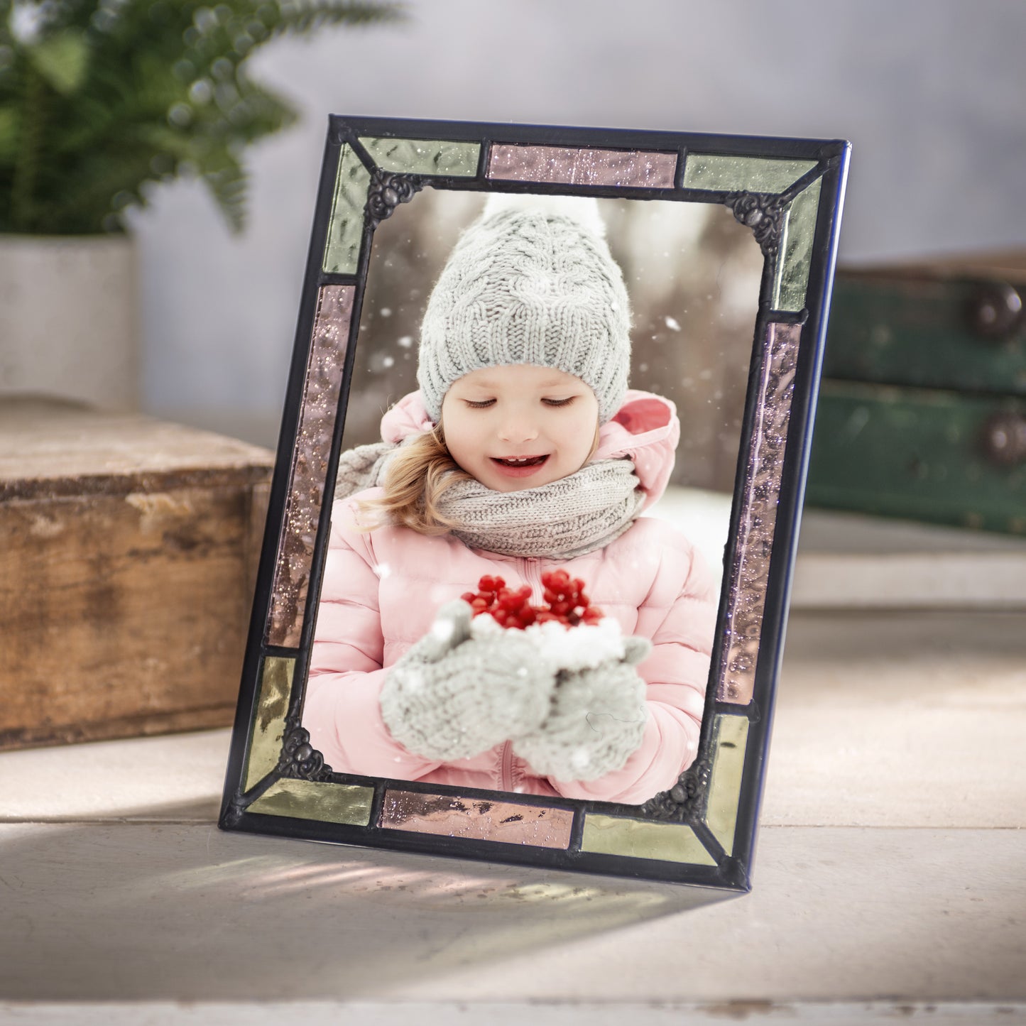 Pink Rose and Sage Green Picture Frames | Pic 464 Series
