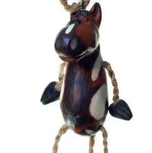 Bac 059 Painted Horse Ornament