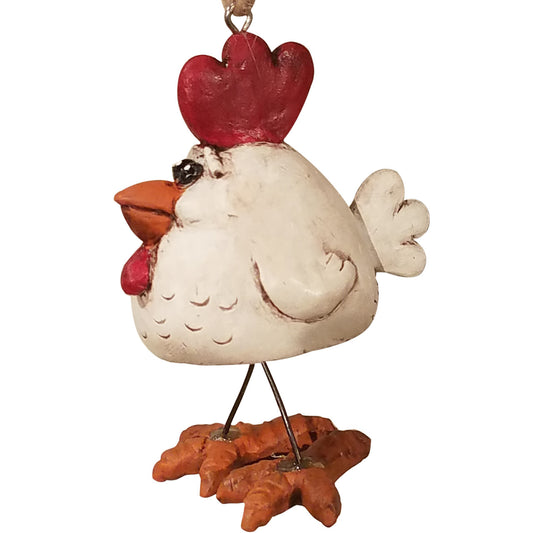 Bac 175 Chicken with Wire Legs Ornament