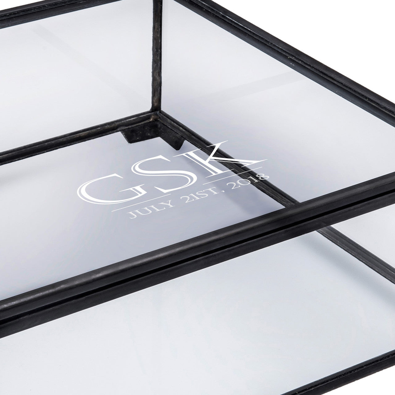 Wedding Card Box Monogrammed | Box 747 EB231