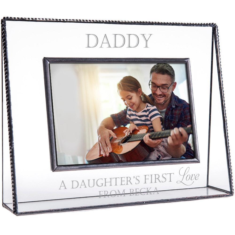 Custom Picture Frame Dad Gift from Daughter Personalized Photo Frame Pic 319 EP602 Series