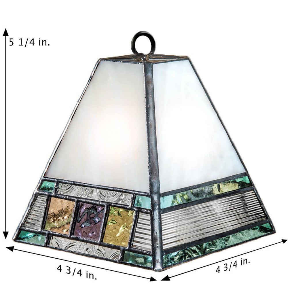 Colorful Stained Glass Accent Lamp or Night Light | LAM 695