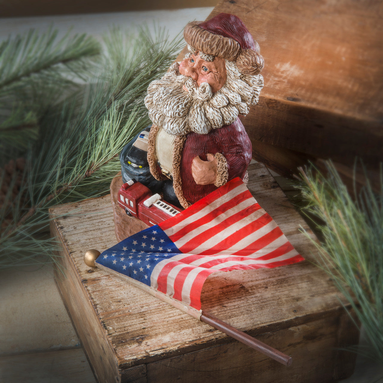 Patriotic Santa by Bert Anderson - MB 28 (Baf 109)
