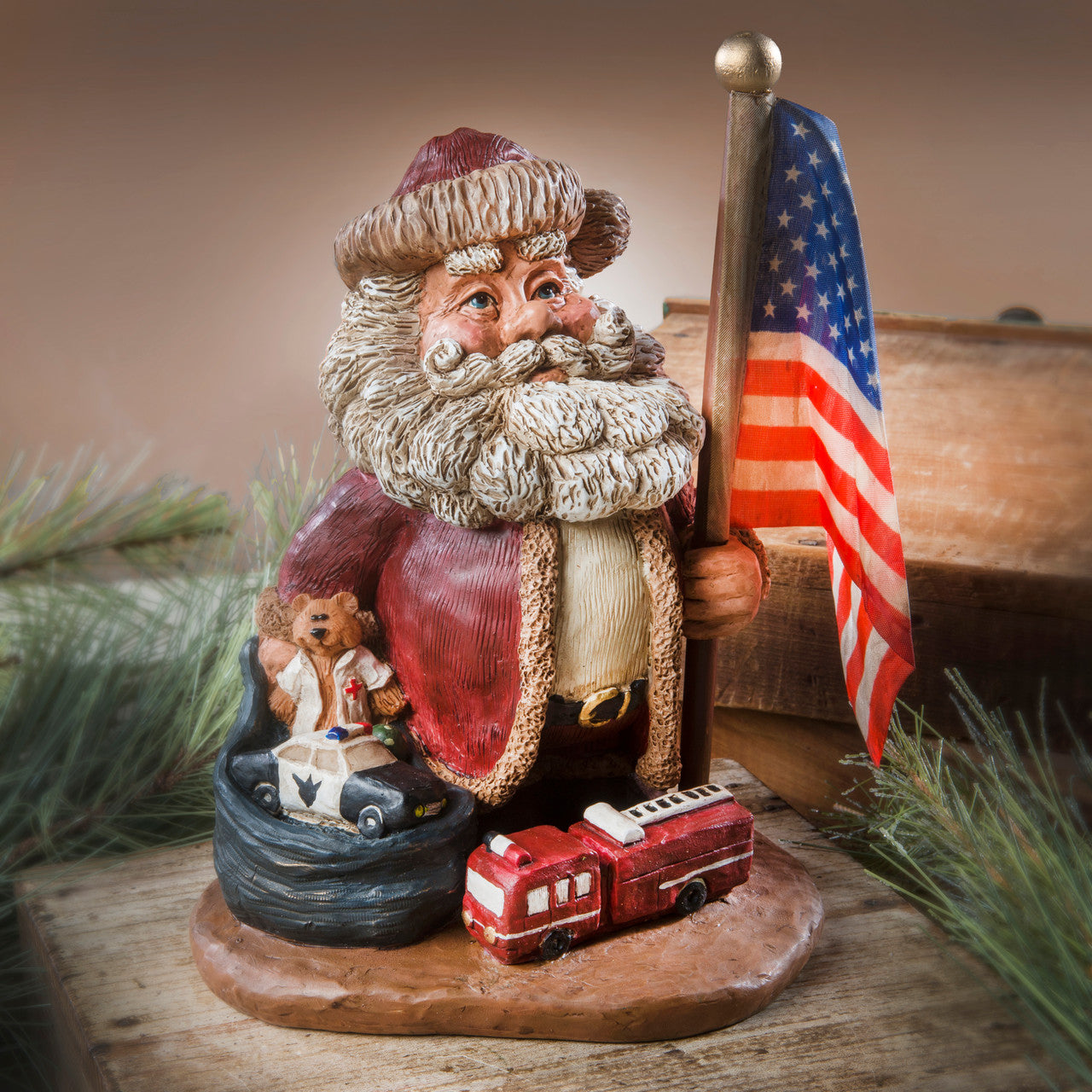 Patriotic Santa by Bert Anderson - MB 28 (Baf 109)