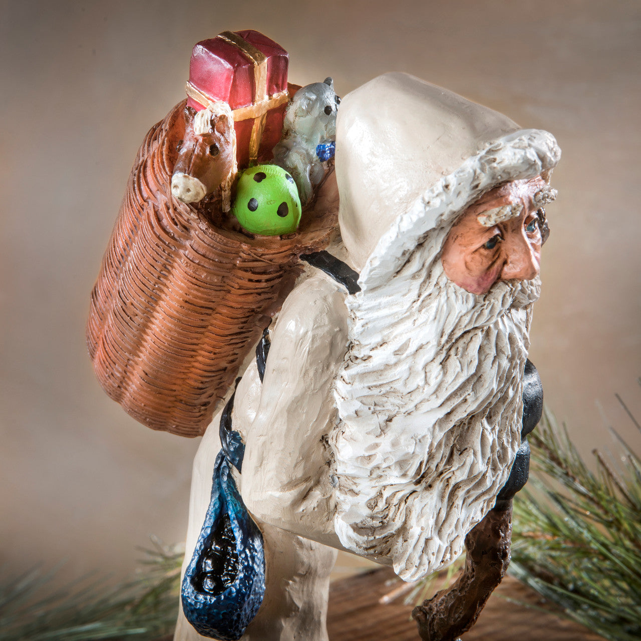 Woodland Santa - White by Bert Anerson - MB 31 (Baf 108-W)