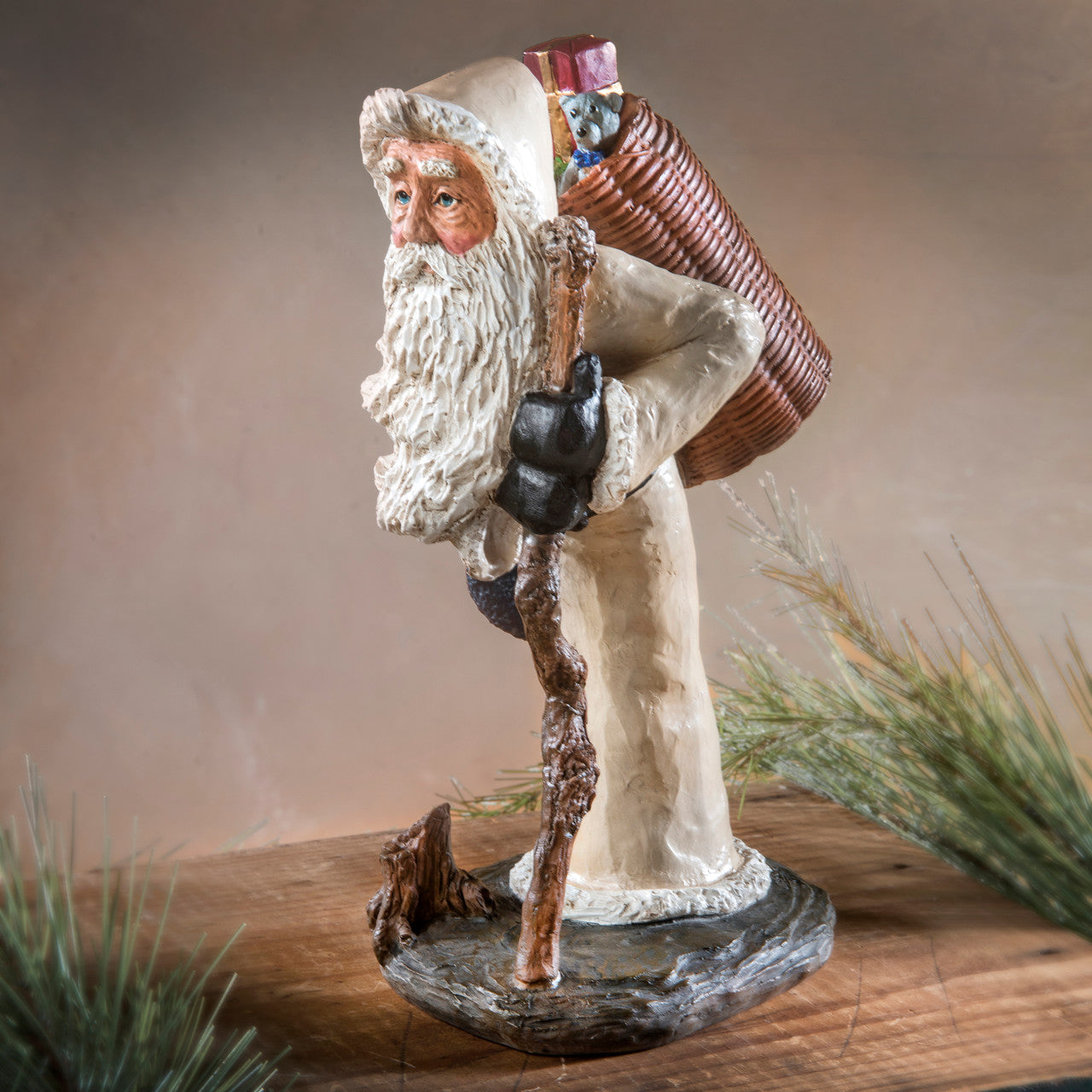 Woodland Santa - White by Bert Anerson - MB 31 (Baf 108-W)