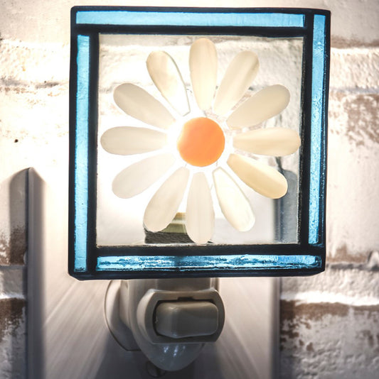 Stained Glass Daisy Night Light | NTL 210-2
