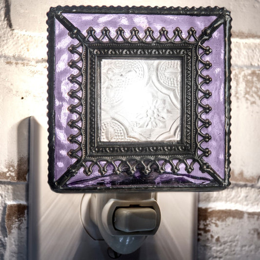 Purple Stained Glass Night Light | NTL 212