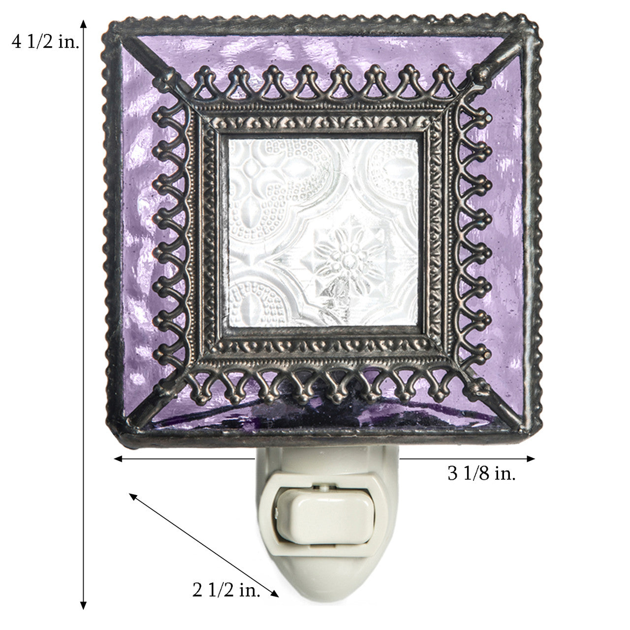 Purple Stained Glass Night Light | NTL 212