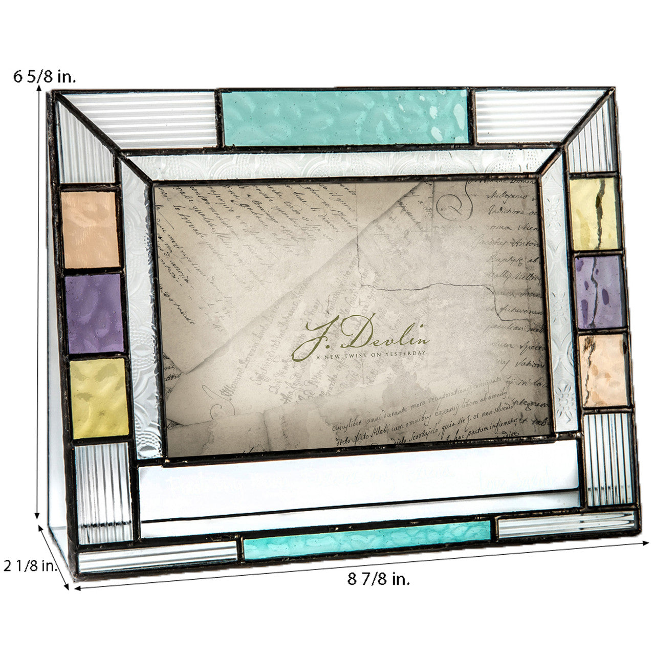 Friends Picture Frame Personalized Gift Multiple Sizes Colorful Stained Glass Photo Frame Pic 391 EP587 Series