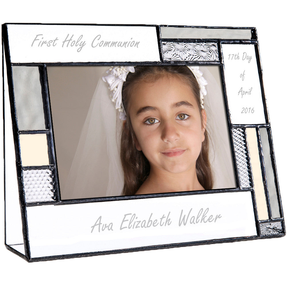 Personalized First Communion Picture Frames by J Devlin | Pic 392-46H EP575