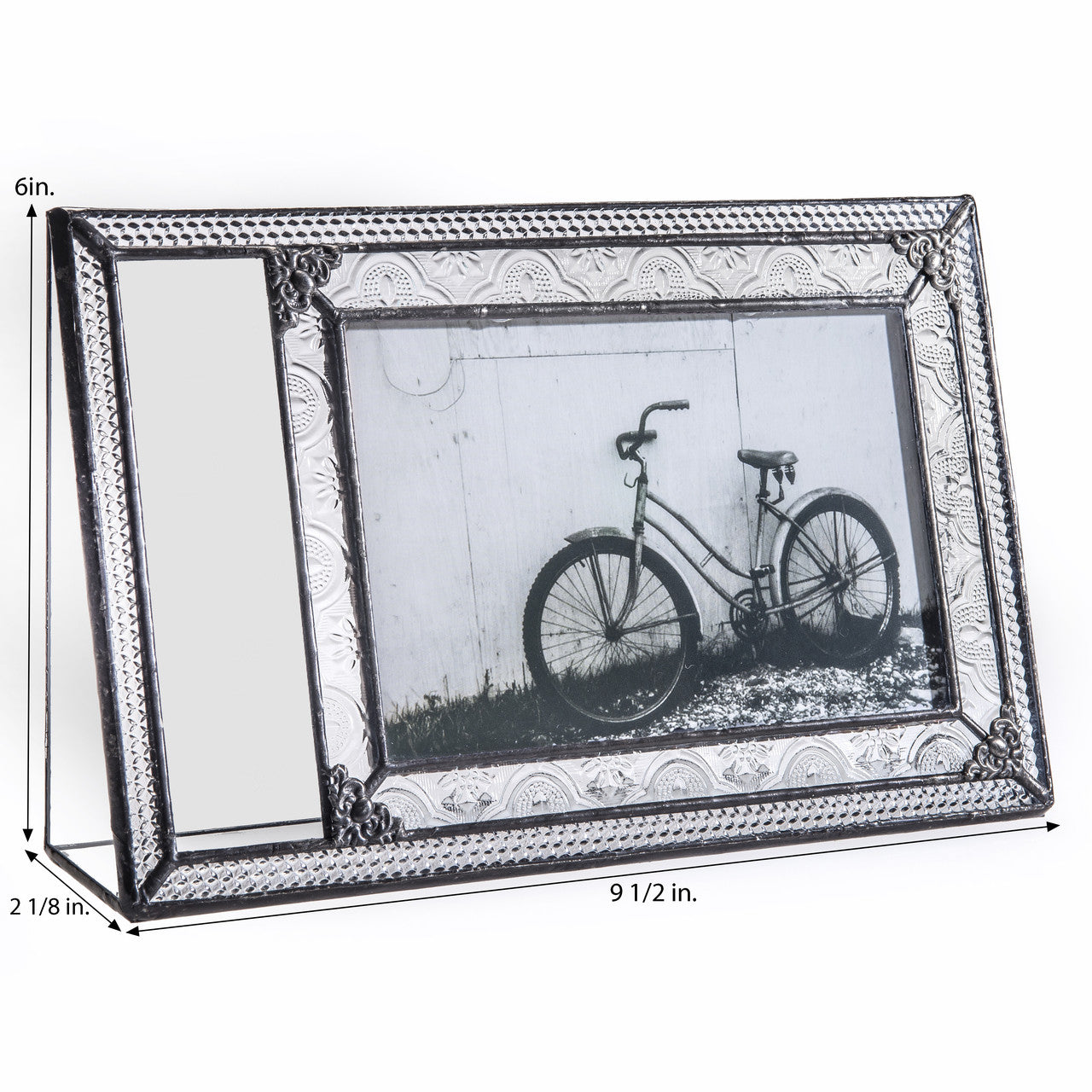 Mom Picture Frame Custom Engraved Photo Frame Personalized Gift from Kids Vintage Glass Pic 393-46H EP529