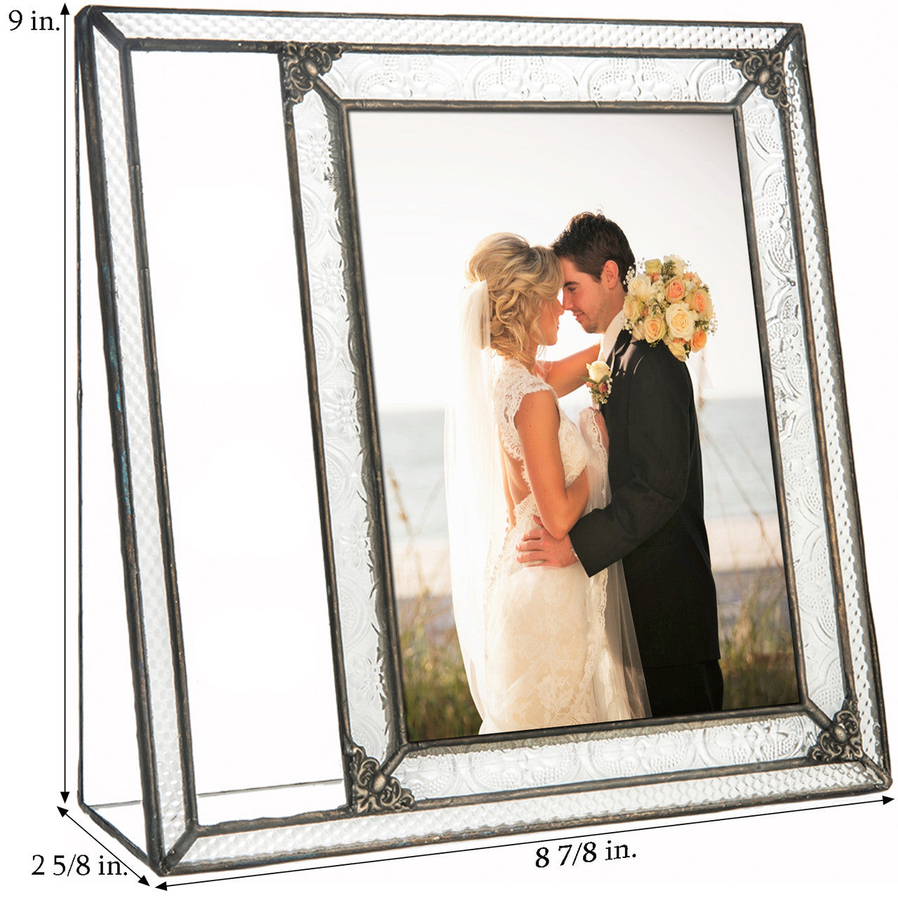 5x7 Wedding Picture Frame Personalized Gift | Pic 393 EP632