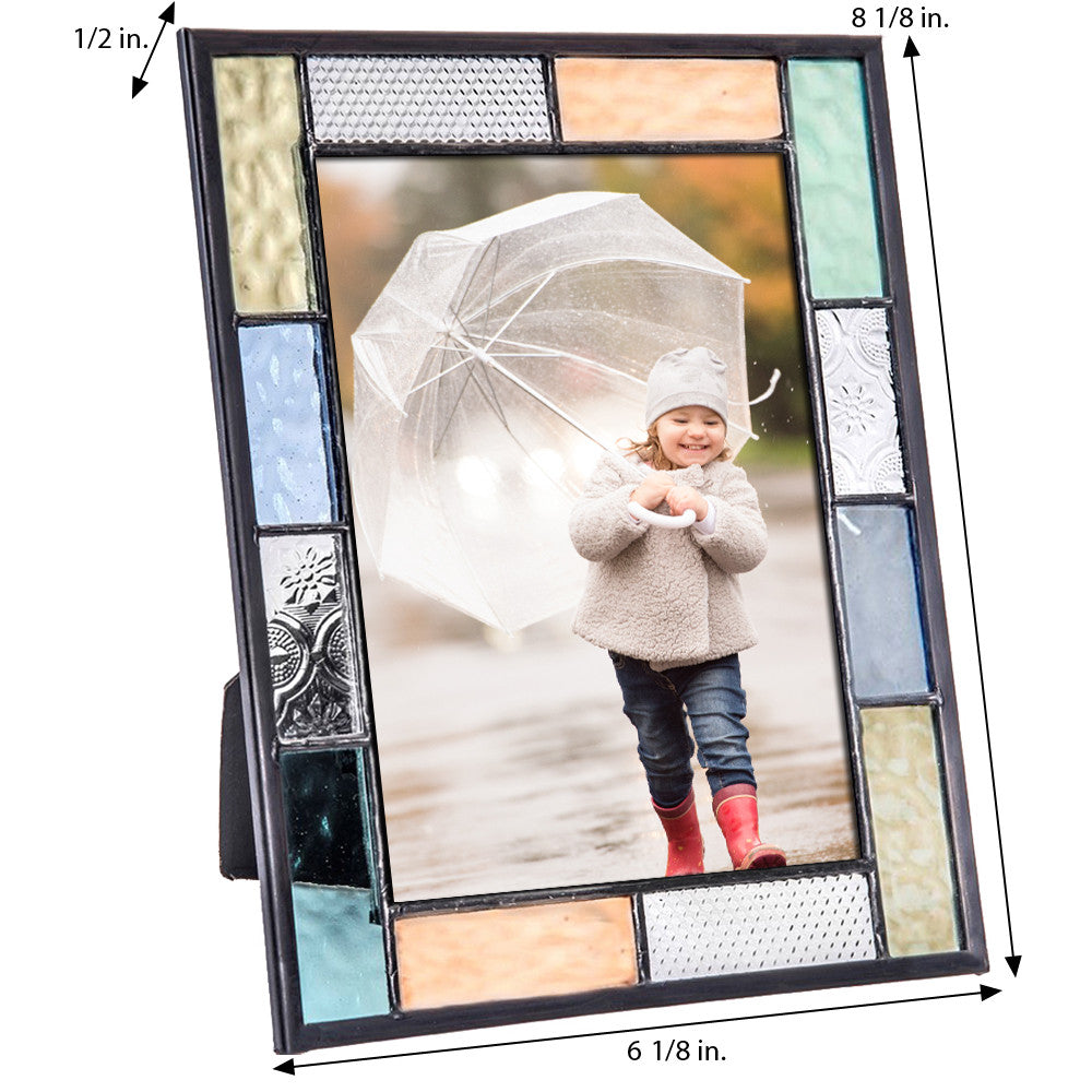 Colorful Easel Stained Glass Picture Frame | PIC 412 Series
