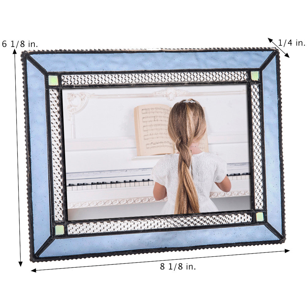 Pale Blue Glass Picture Frames | PIC 418 Series