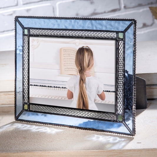 Pale Blue Glass Picture Frames | PIC 418 Series