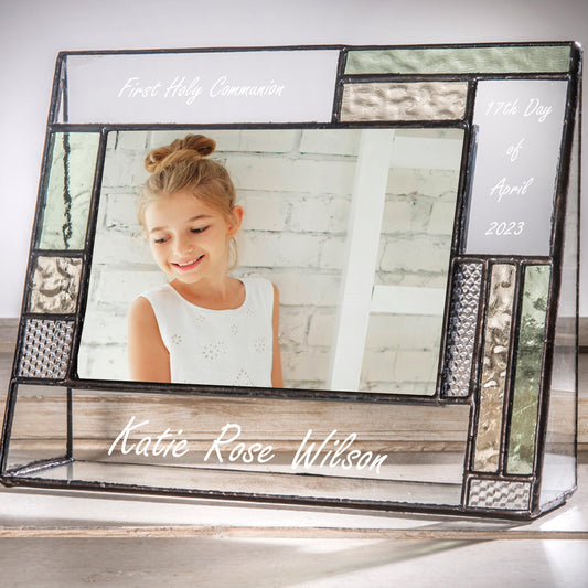 First Holy Communion Frame Personalized by J Devlin | PIc 430-46H EP575