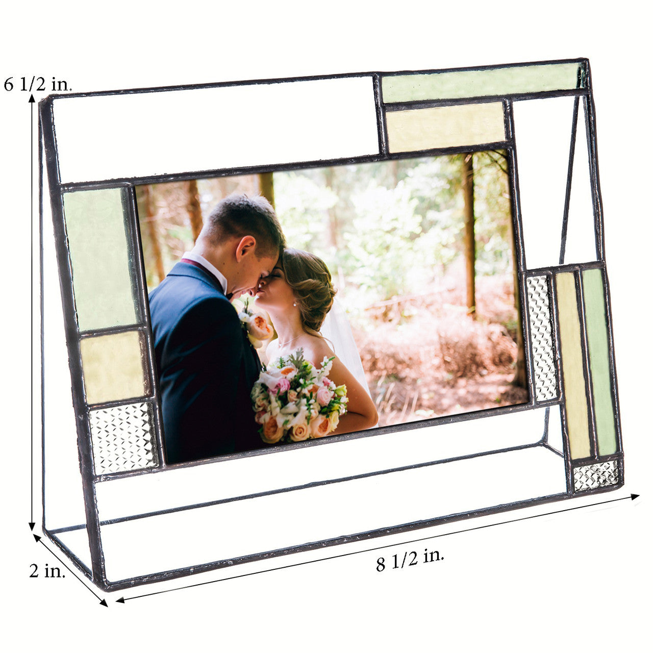 Wedding Picture Frame 4x6 5x7 Horizontal by J Devlin | Pic 430 EP619