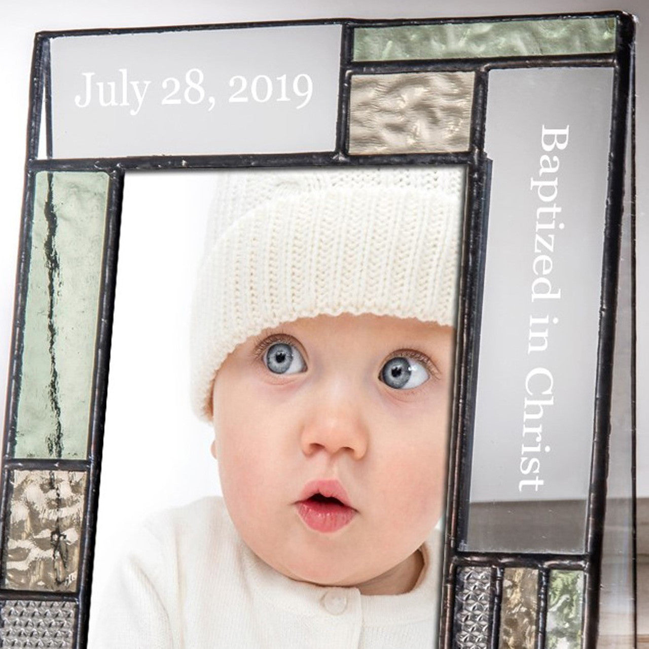 Personalized Baptism Photo Frame Gift by J Devlin | Pic 430 EP615